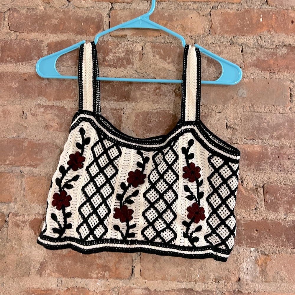 Rihoa Knit crop top